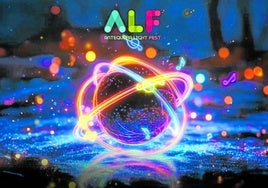 Das Bild, das für die diesjährige Ausgabe des Lichterfestivals wirbt.