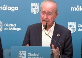 Málagas Bürgermeister Francisco de la Torre gab die Entscheidung am Samstag bekannt.