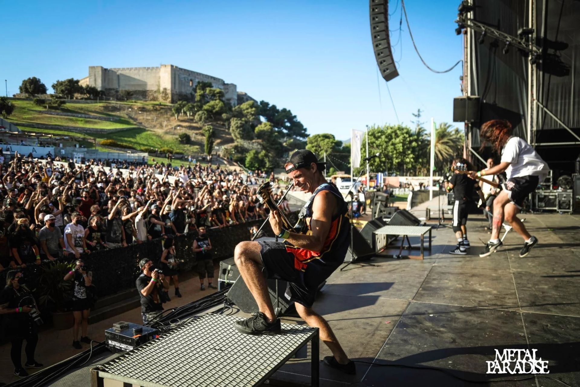 Die katalanische Band Crisix, auf dem Festival Metal Paradise im Jahr 2021