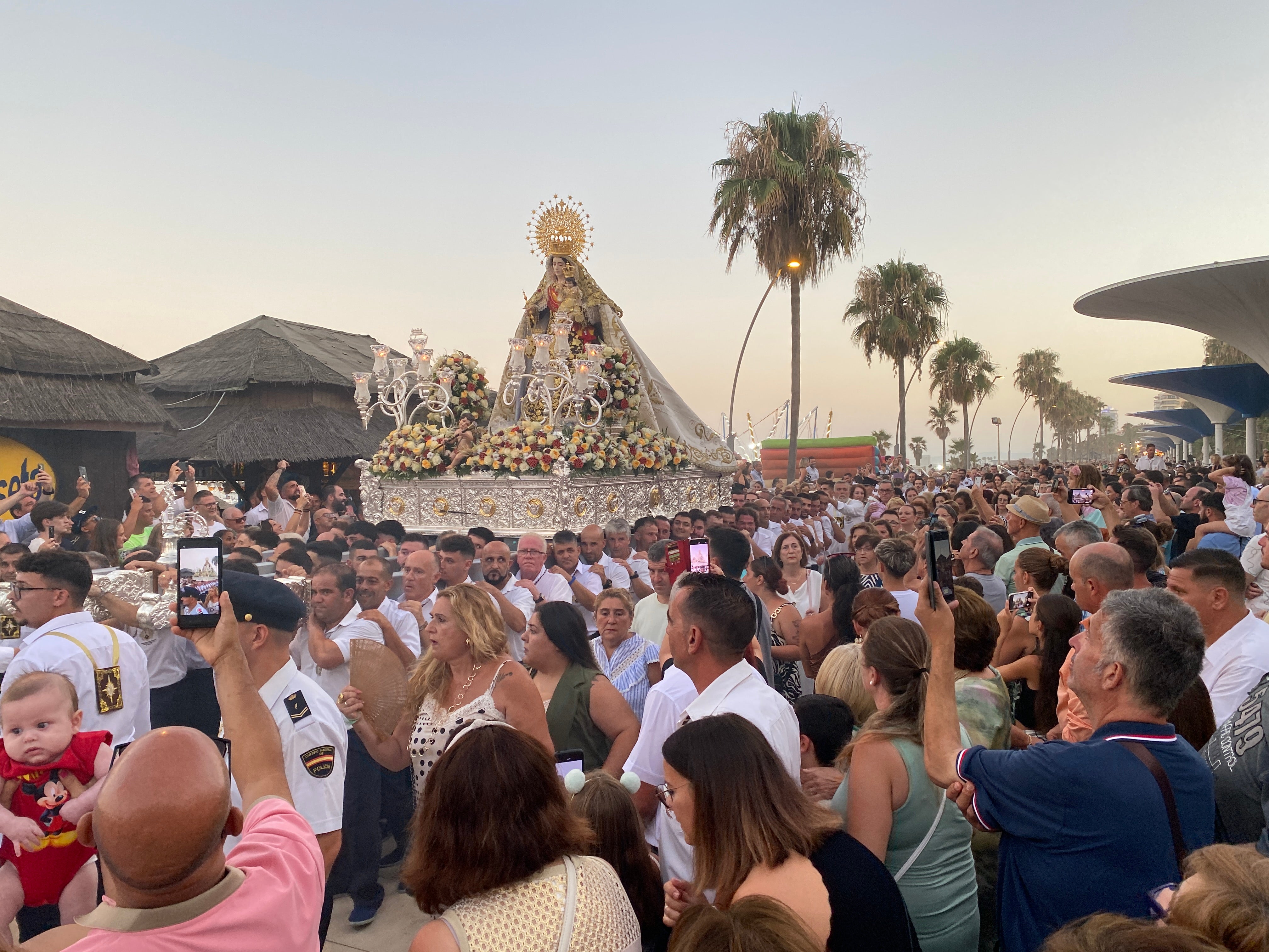 Procesión de la Virgen del Carmen en Estepona.