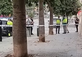 Absperrung im Stadtteil La Virreina.