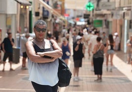 Suzette Moncrief in der Calle San Miguel im Zentrum von Torremolinos.