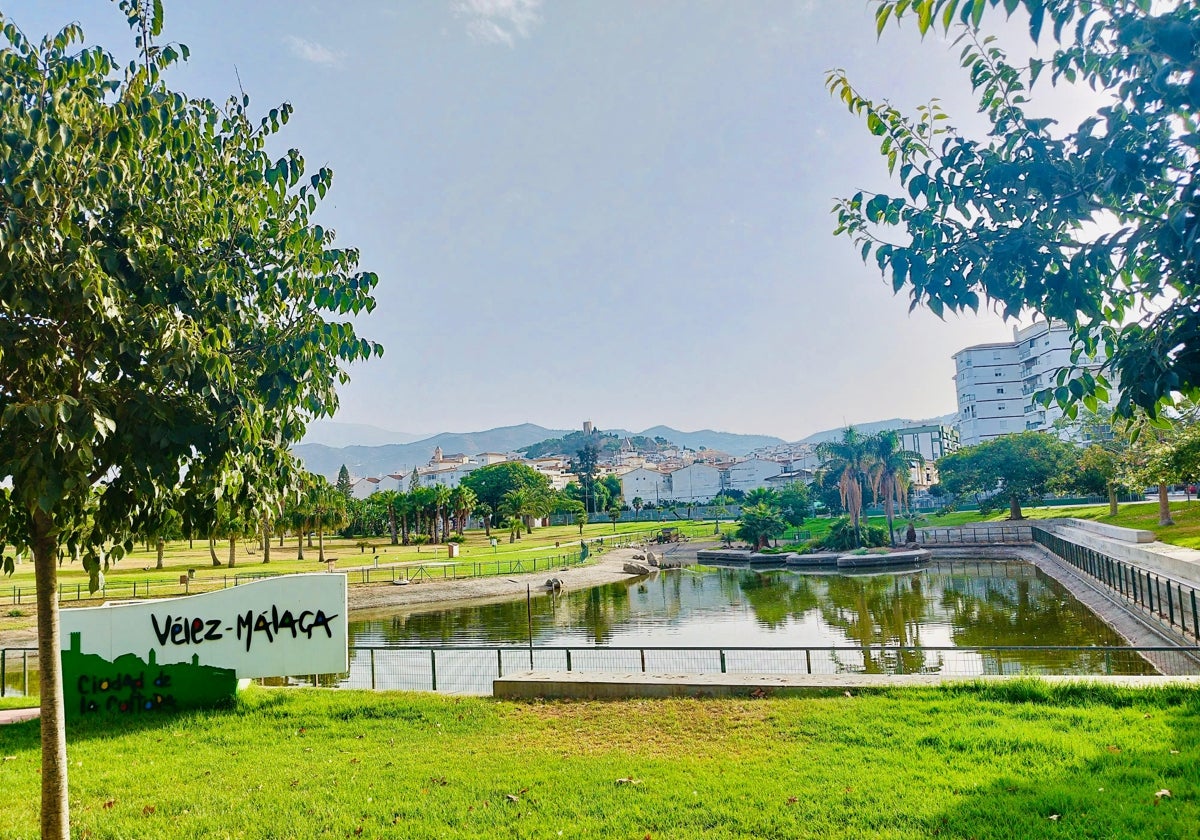 Der María-Zambrano-Park in Vélez-Málaga.