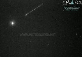 Felsbrocken trat mit 239.000 km/h in die Atmosphäre ein und erzeugte über Málaga einen riesigen Feuerball