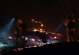 Infoca-Einsatzkräfte sind in diesem Gebiet im Einsatz