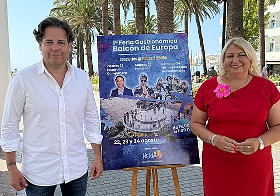 Präsentation des für dieses Wochenende in Nerja geplanten Events.