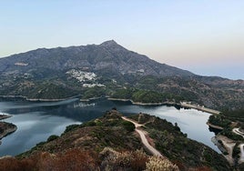 Stausee La Concepción bei Marbella im August dieses Jahres.