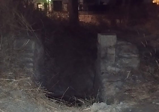 Der Brunne, in dem die Leiche gefunden wurde.