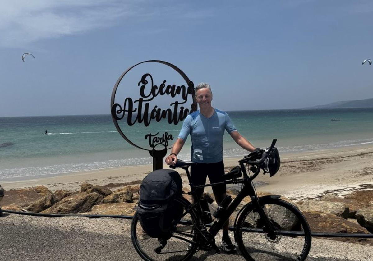 Jürgen Dewald in Tarifa.