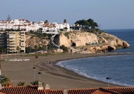 Der Strand von La Cala del Moral.