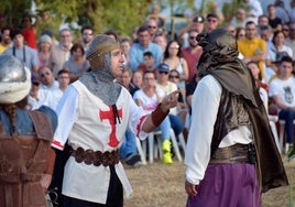 Historische Darstellung der 'Embajada' in Alfarnate.