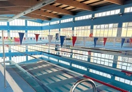 Das Hallenbad in Ronda nach den Umbauarbeiten im Sportkomplex El Fuerte.