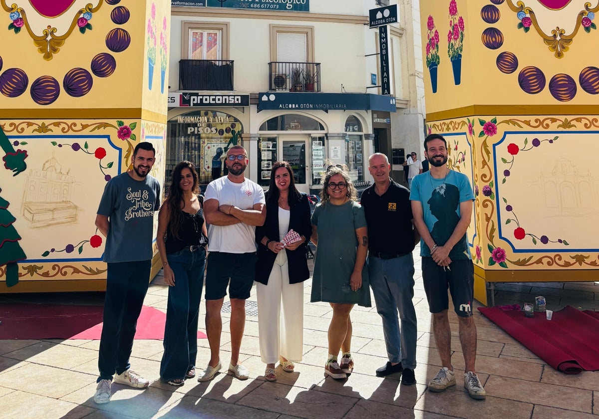 Das neue Eingangstor zur Feria de San Miguel in Vélez-Málaga.