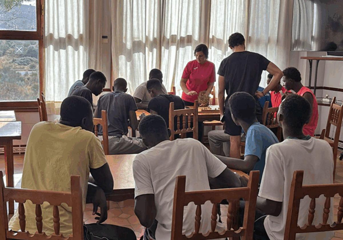 Im Hotel Las Pedrizas in Antequera untergekommene Migranten.
