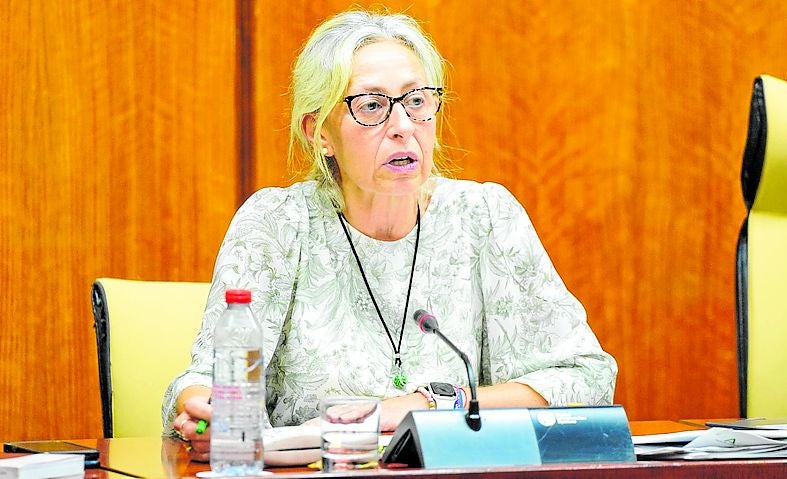 Die andalusische Gesundheitsministerin Rocío Hernández am 1.10.