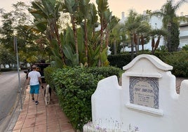 Die Gegend, in der sich der Vorfall ereignete.