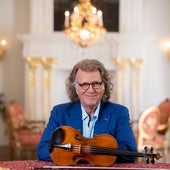 André Rieu, mit seiner historischen Geige.