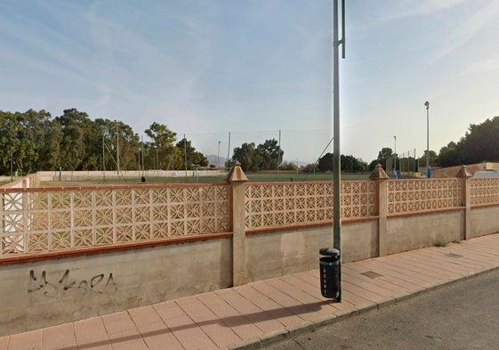 Der Fußballplatz von Guadalmar.