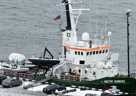 Das Greenpeace-Schiff «Arctic Sunrise».