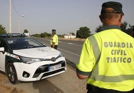 Verkehrskontrolle der Guardia Civil.