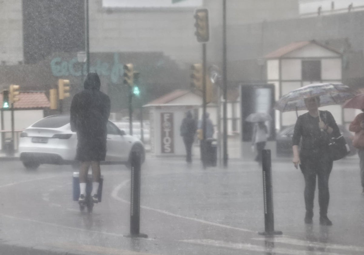 Erste heftige Regenfälle hinterlassen mehr als 50 Liter Regen in der Provinz Málaga - dennoch wenig Zwischenfälle