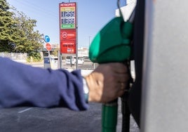 Archivbild einer Tankstelle.