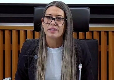 Die Sprecherin von Junts per Catalunya, Míriam Nogueras.