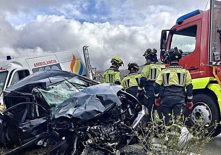 Die Unfallfahrzeuge.