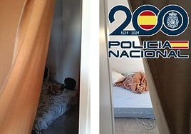 Zimmer, in denen die Angestellten des verhafteten Geschäftsmannes schliefen.