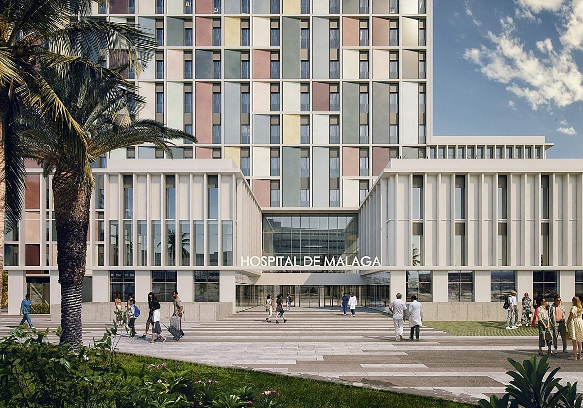 Projektbild für das dritte Krankenhaus für Málaga.