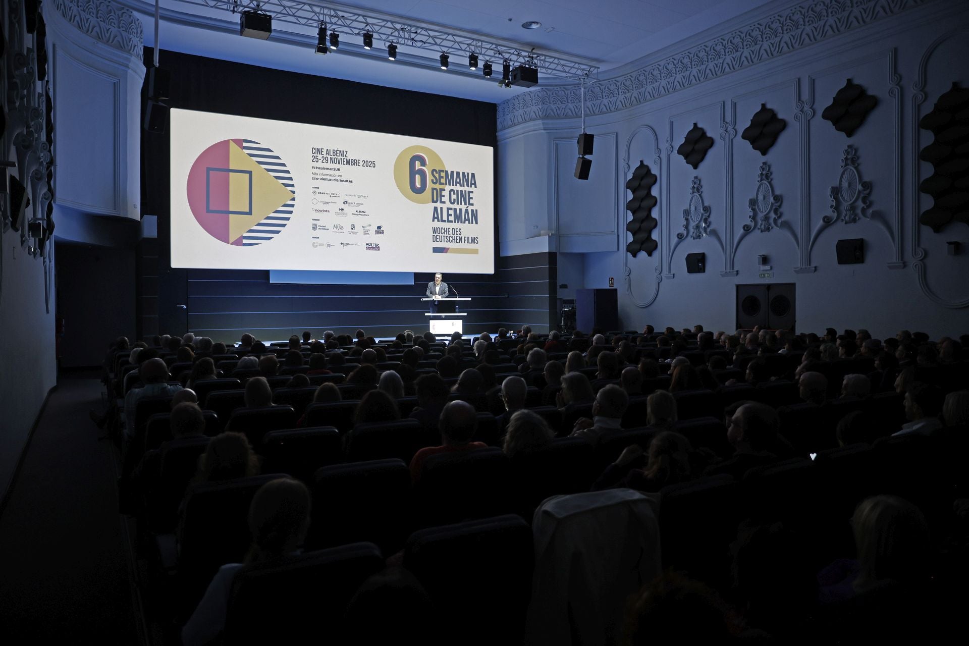 So war die Eröffnung der 6. Deutschen Filmwoche von Málaga im Kino Albéniz