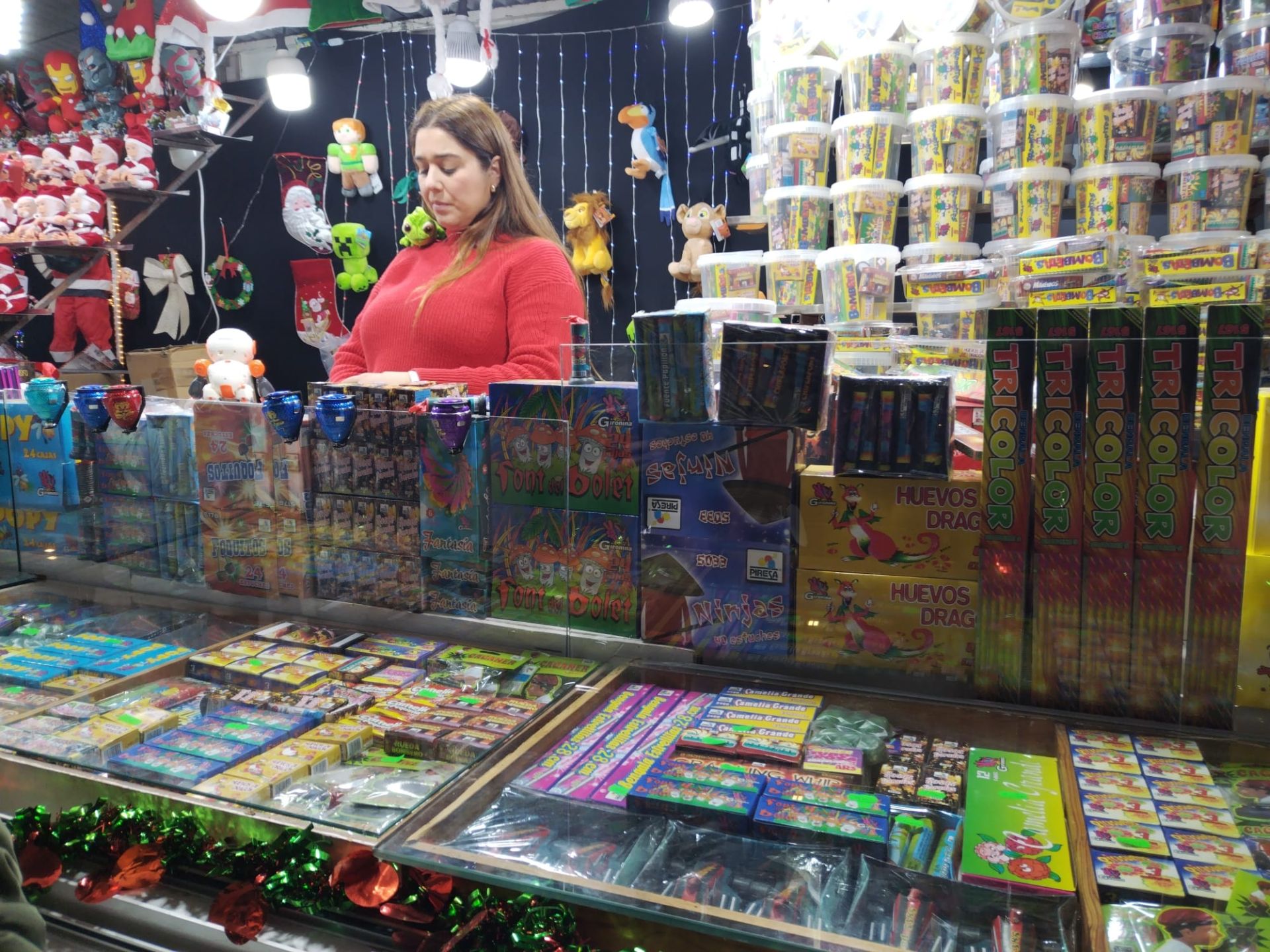 Weihnachtsmarkt am Paseo del Parque in Málaga wieder geöffnet