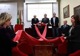 Andalusiens Gesundheitsminister Antonio Sanz bei einer Veranstaltung vum Welt-Aids-Tag in Sevilla am Montag.