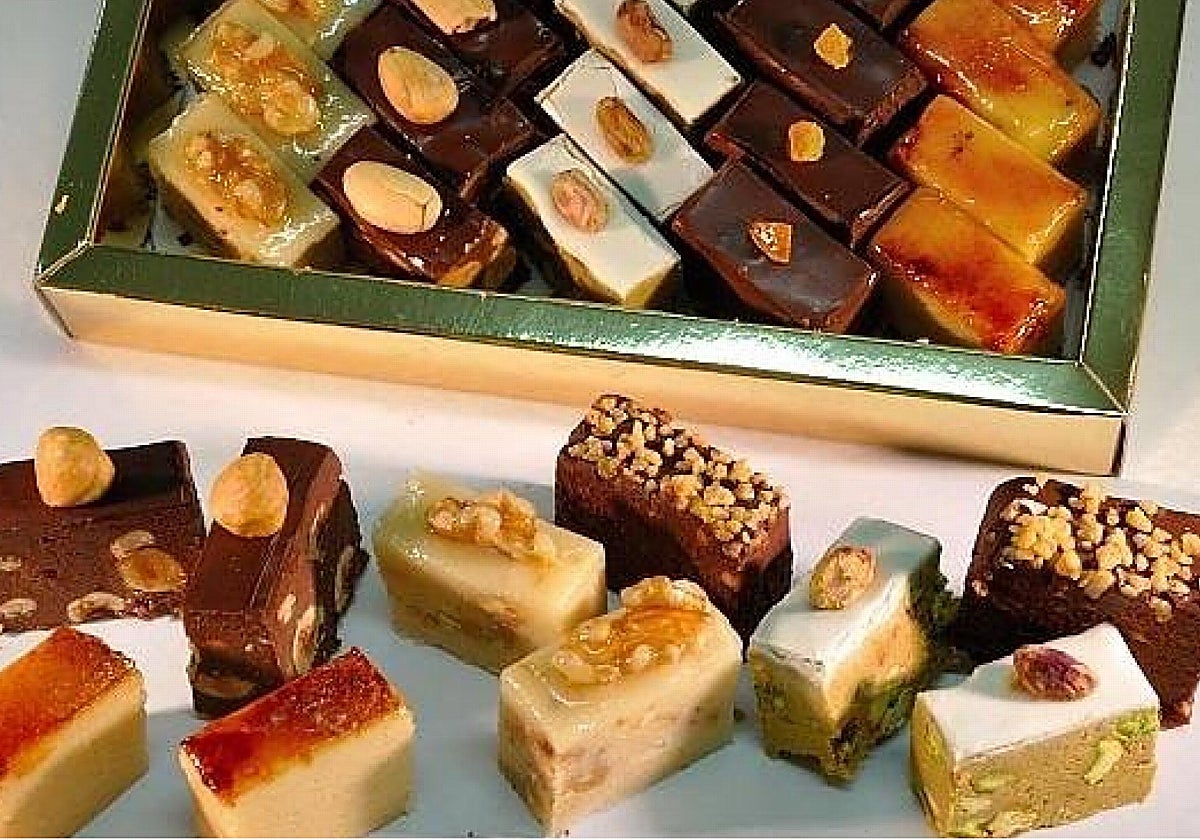 Sortiment von Mini-Nougats von Daver, einem der neuen Soletes.