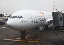 Eine Maschine der Plus Ultra-Fluggesellschaft.