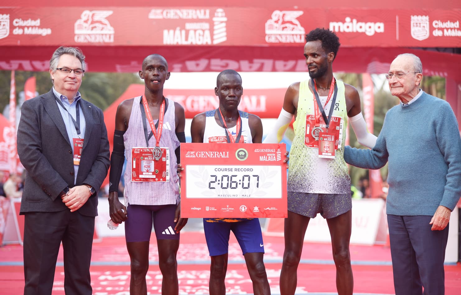 Fotogalerie des Marathons von Málaga