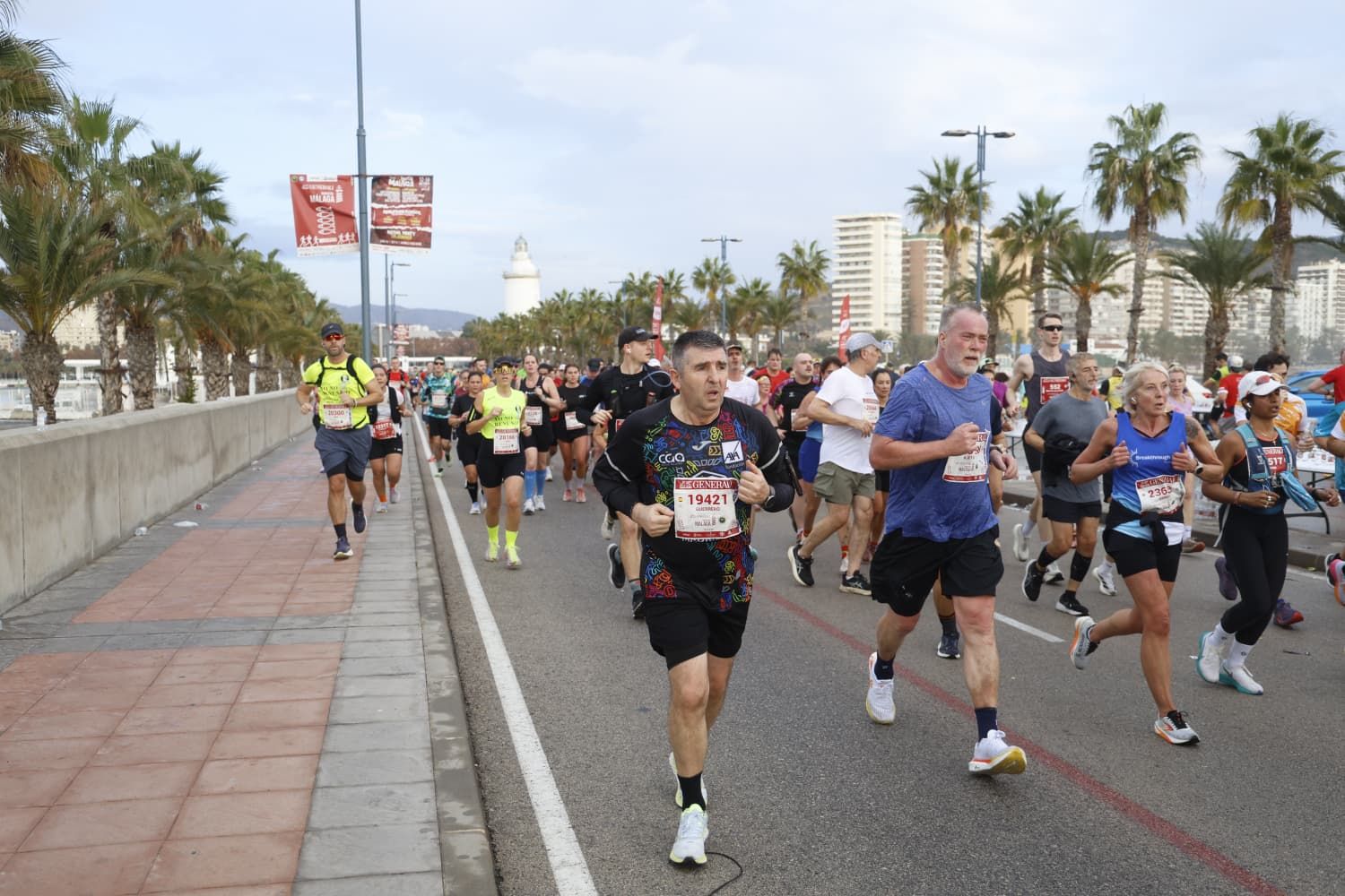 Fotogalerie des Marathons von Málaga