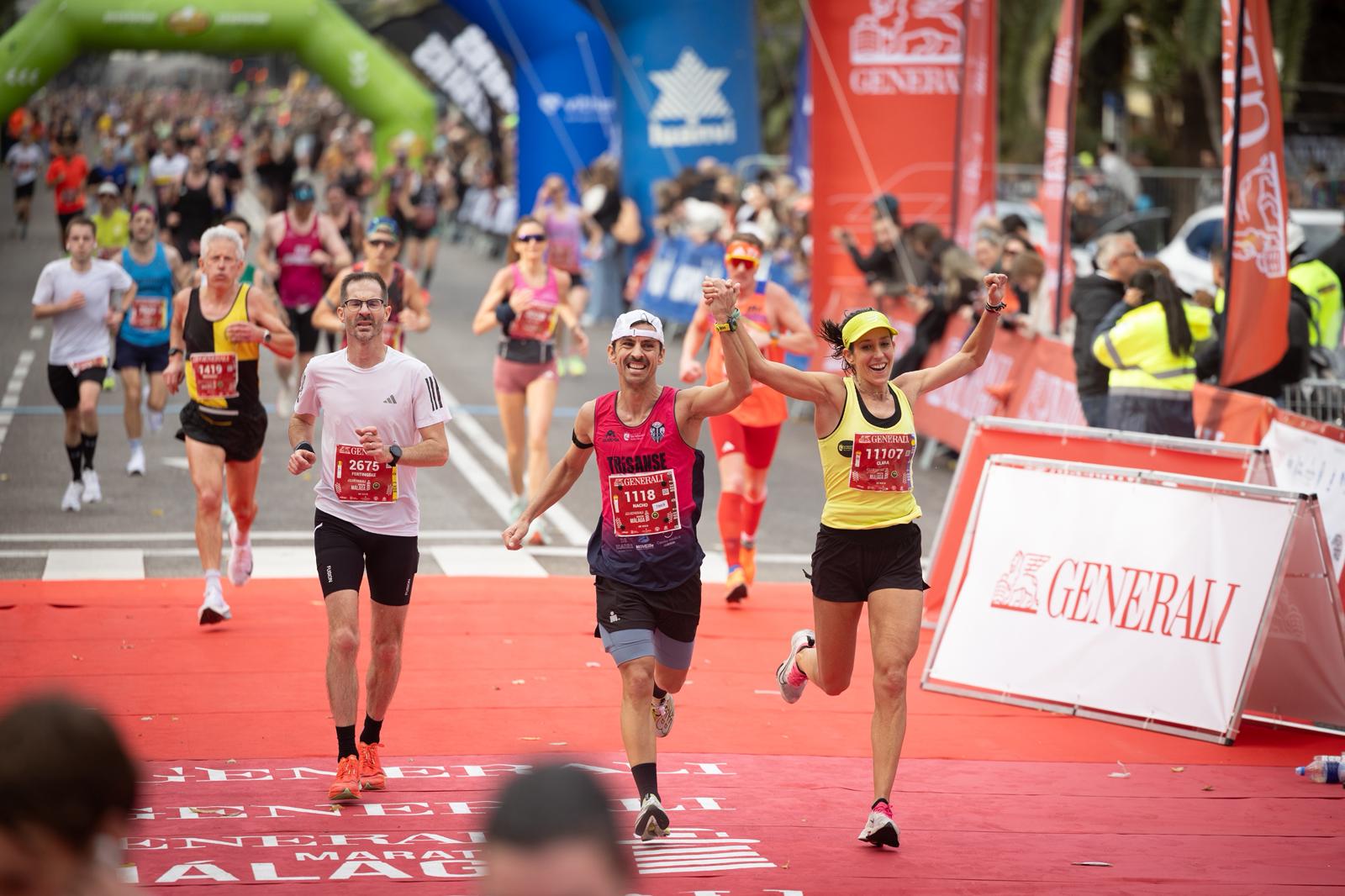 Fotogalerie des Marathons von Málaga
