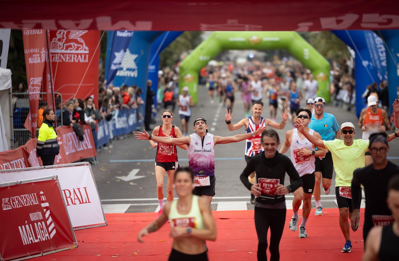 Fotogalerie des Marathons von Málaga