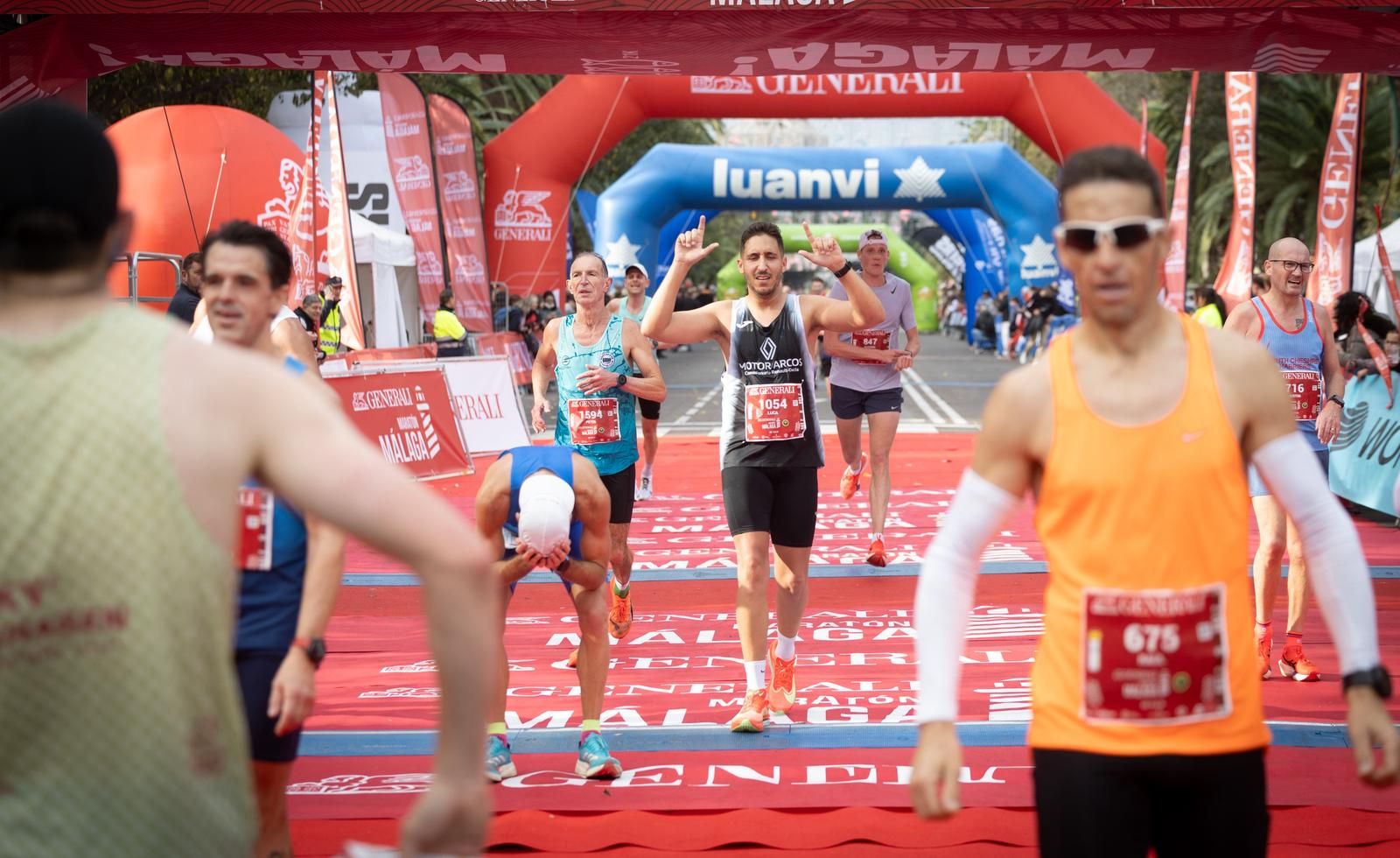 Fotogalerie des Marathons von Málaga