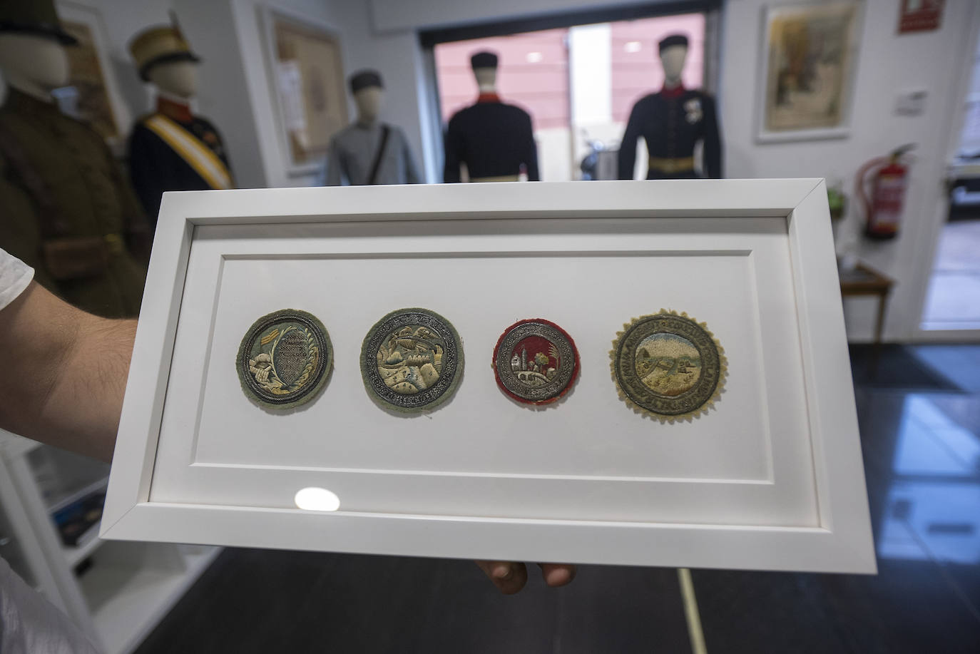 In a building in Plaza San Francisco in Malaga is one of the most important military uniforms collection in Spain 