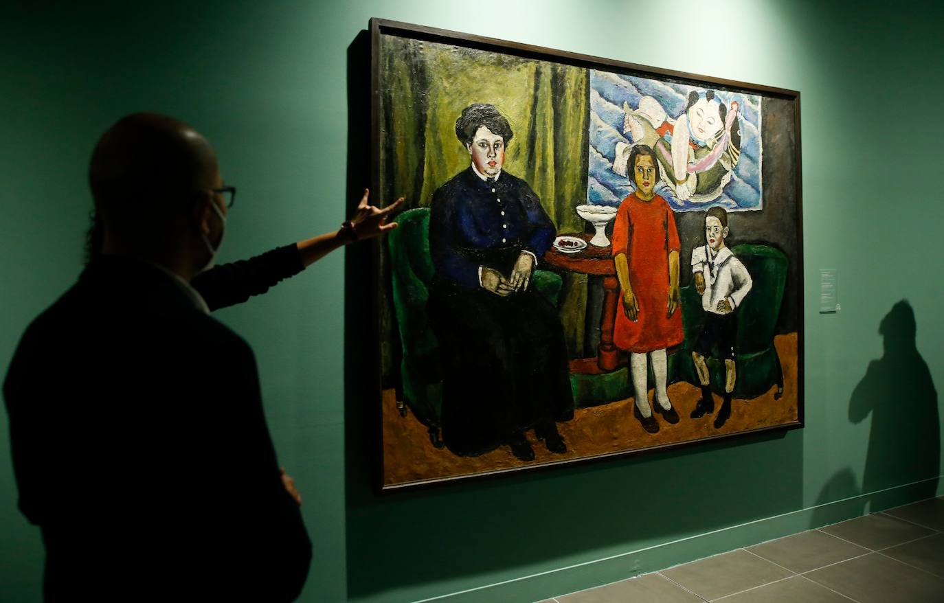 Avant-garde art at the Malaga Russian museum.