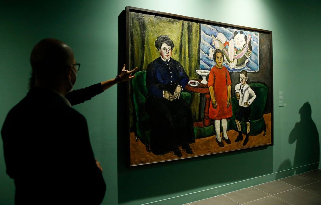 Avant-garde art at the Malaga Russian museum.