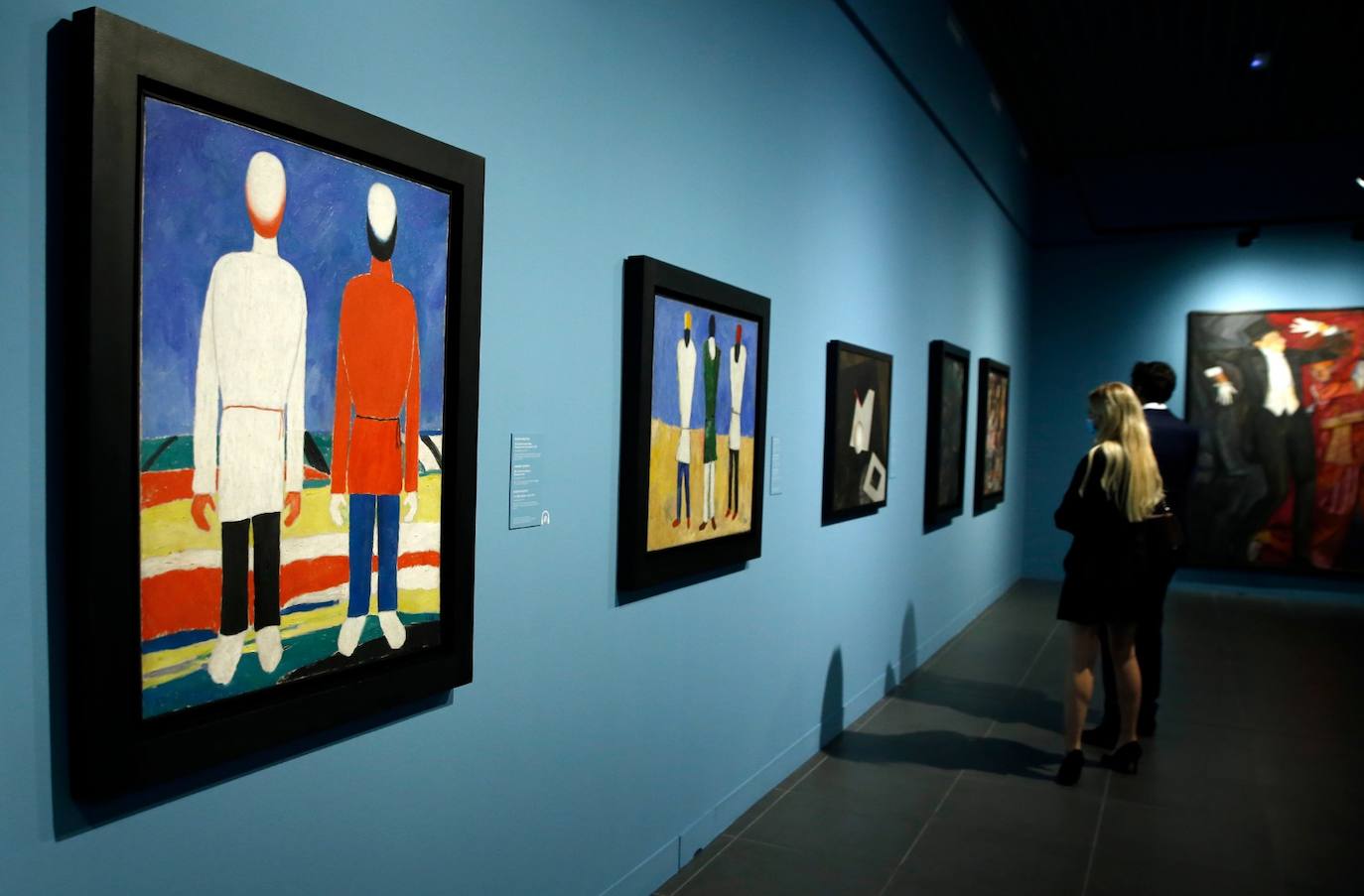 Avant-garde art at the Malaga Russian museum.