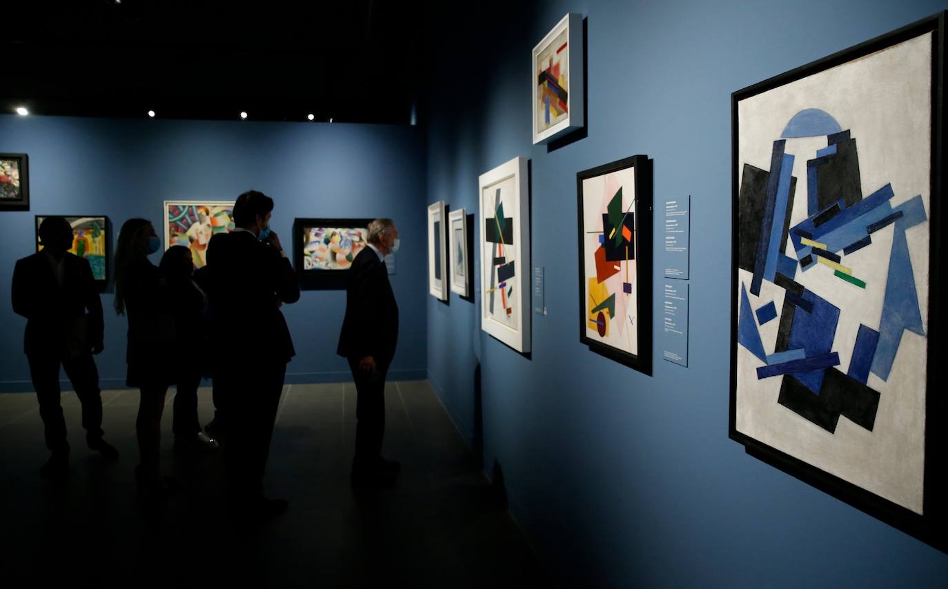 Avant-garde art at the Malaga Russian museum.