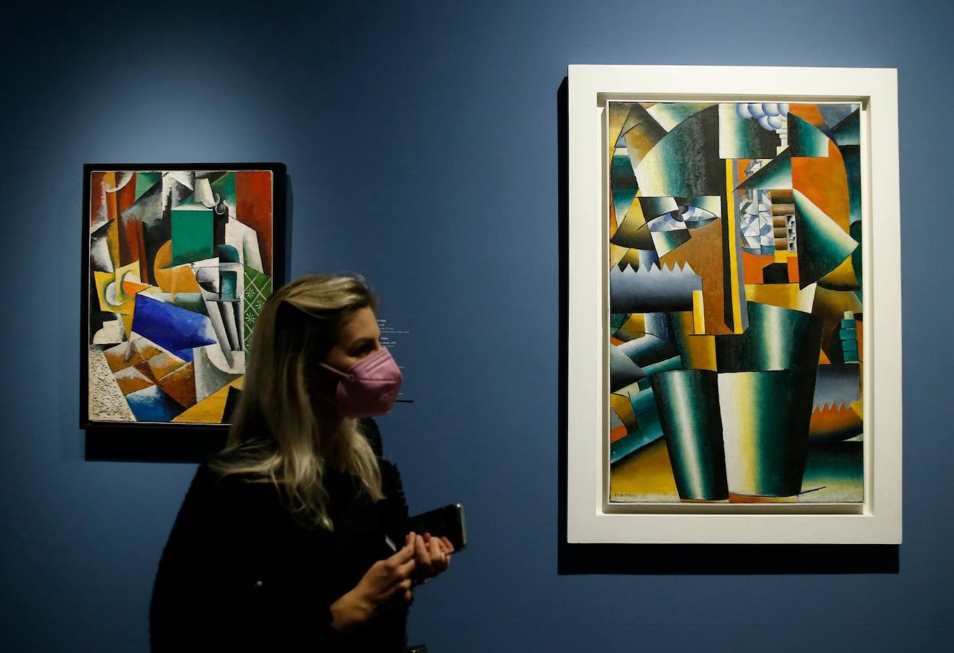Avant-garde art at the Malaga Russian museum.