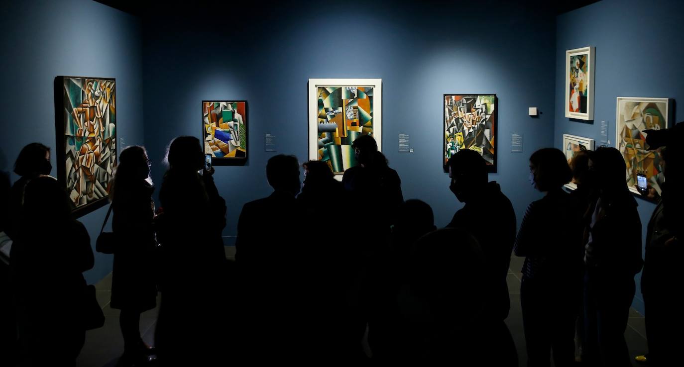 Avant-garde art at the Malaga Russian museum.