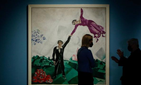Avant-garde art at the Malaga Russian museum.