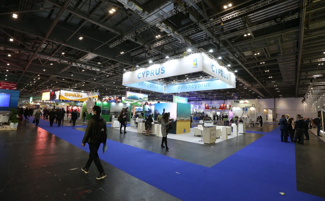 Representatives of the tourism industry in Andalucía and the Costa del Sol at the World Travel Market 2021 in London.