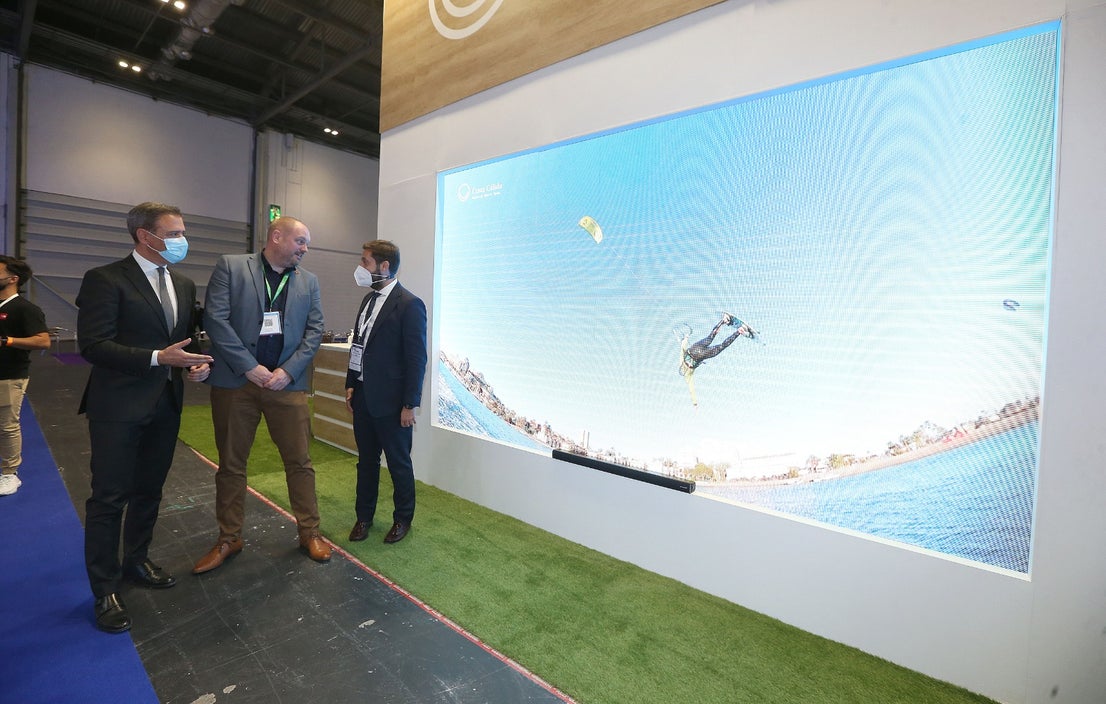 Representatives of the tourism industry in Andalucía and the Costa del Sol at the World Travel Market 2021 in London.